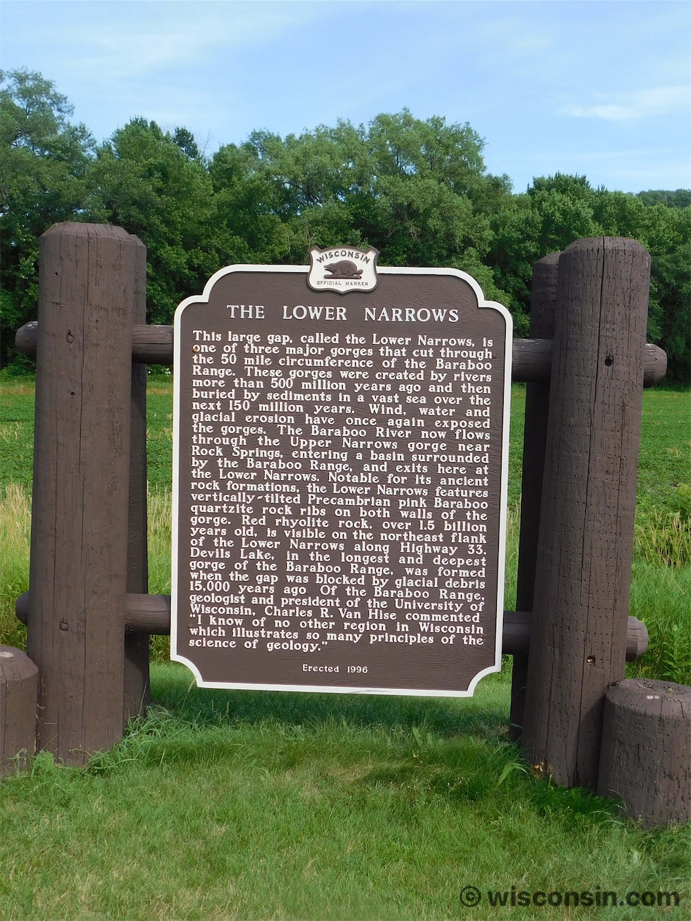 Sauk County Wisconsin Historical Marker 338
