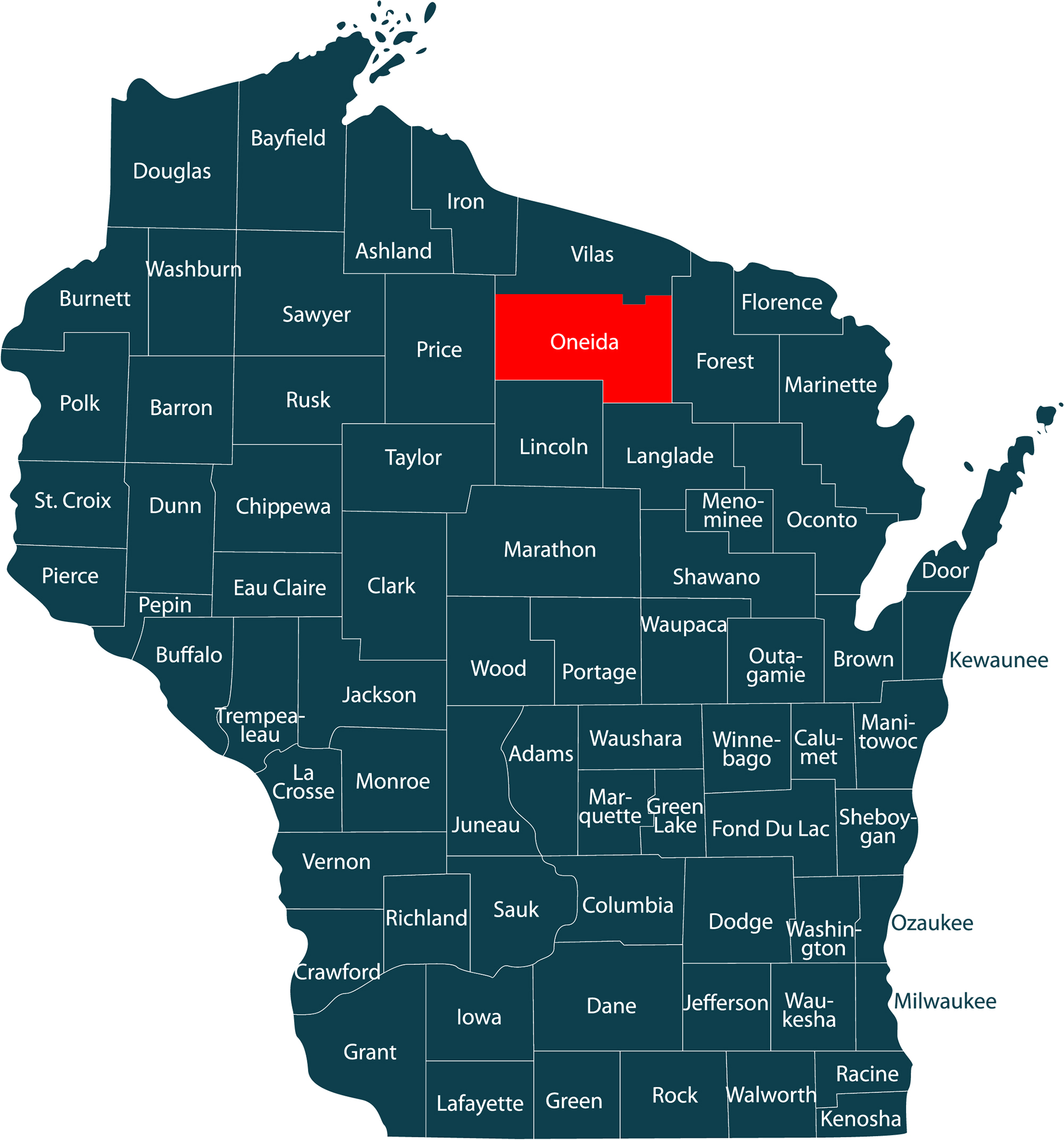 Oneida County Wisconsin @ wisconsin.com
